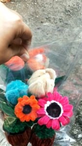 Bungga kawat Bulu PAKET HEMAT ( ISI 2)