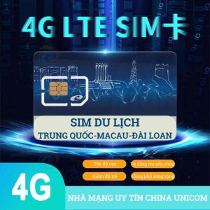 Sim Du Lịch Trung Quốc MaCao Đài Loan Sóng Khỏe Tốc Độ Cao Không Chặn Facebook Google