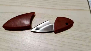 pisau dapur stainless steel mini pisau buah serbaguna plus sarung