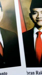 Gambar Poster Presiden dan Wakil Presiden Republik Indonesia (Prabowo - Gibran) - Ukuran Besar