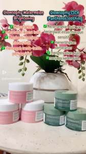 Glowsophy Moisturizer CICA Centella Soothing Moisturizer 30 ml | Watermelon Brightening Moisturizer Niacinamide 30 ml