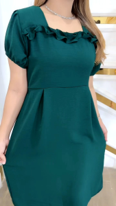 Daster Nuna Lengan Kerut Terbaru di 2023 & Dress Nuna Kekinian