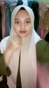 [COD]SEGITIGA JERSEY/HIJAB INSTAN /JILBAB MURAH