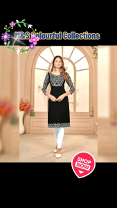 Straight Cutting Kurtis Georgette / Chiffon Material (Kurtis Only !!!) Ready Stock !!