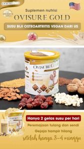 OVISURE GOLD MILK SUSU VITAMIN TULANG DAN SENDI YG RUSAK  IMFOR AMERIKA