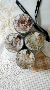 Fairy Lights Journal - READY STOCK/ art journaling/ scrapbook deco/ LG: Soft Green Planner Lover Girls PET tape