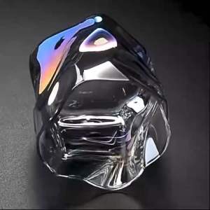 Creative twist whiskey glass Spirits Martini beer cup Crystal bar beverage glass