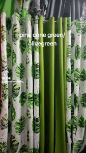 3in1ring curtain critona cotton PINE CONE design(sold by pc and set)