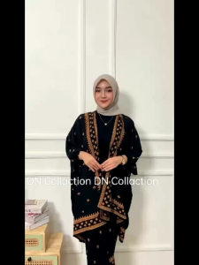 Cardigan Batik Wanita Modern Setelan Kebaya Modern One Set Roklilit Baju Kondangan