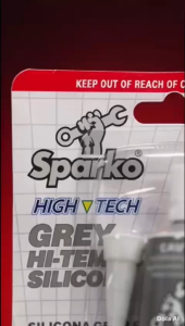 Keo sáp tạo ron chịu nhiệt cao Sparko - High-Tech Grey RTV Silicone 85g