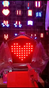 stoplam runing revo fi revo fit injeksi motif love dengan 8 mode kedipan otomatis