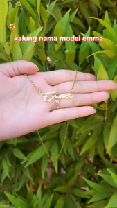 Kalung Nama Titanium Anti Karat Anak Dewasa: Aksesoris Wanita Fashion