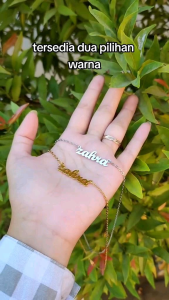 Kalung Nama Anak Dewasa Dari Titanium Anti Karat