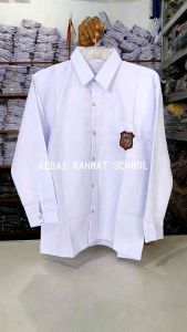 Baju Sekolah SD MI Bahan Intercooler Inter Cooler Lengan Panjang Martin