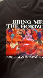 Baju Kaos Band distro dewasa pria wanita sablon Bring Me The Horizon BMTH fit nyaman bandung