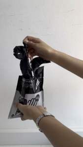 (Amorแท้) ถุงมือร้านกาแฟ แบบแพ็ค ถุงมือไนไตรสีดำ Amor หนาพิเศษไม่ขาดง่าย ถุงมือสีดำ ถุงมือใช้แล้วทิ้ง ถุงมือทำอาหาร Food Grade ถุงมือสัก (10 ชิ้น/แพ็ค)