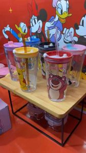 Ly thuỷ tinh cao cấp Gấu Dâu - Gấu Pooh