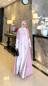 Gamis Modern Set Hijab: Desain Cantik dan Terbaru