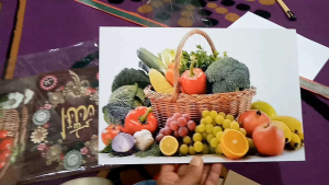 Hiasan Dinding Motif Sayuran & Buah Ukuran 20x30