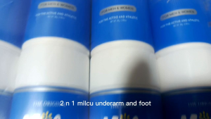 Milcu Foot and Underarm Deodorant Powder 40g and 80g Good For Daily Use