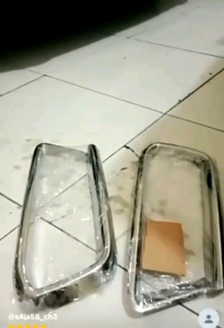 Cover List Ring Foglamp Mobilio 2013 2015 2016 Fog Lamp Sporty Platinum Chrome .