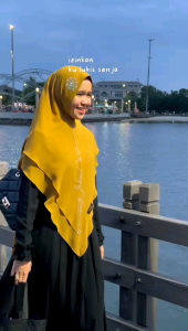 Jolimo Collection: Khimar Syari Ceruty Premium Zalika Swarosky