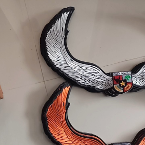 Bordir Wing Sayap Pemuda Pancasila Silver/orange