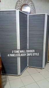 2 TONE WALL DIVIDER WITH WHEELS/ROOM PARTITION/DIVIDER/ 6ft