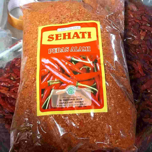 Cabe Bubuk SEHATI 500grm & 1Kg: Bumbu Tabur Super Pedas