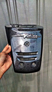 Panel tameng dasi depan Supra x lama Supra fit lama carbon motif hexsagon