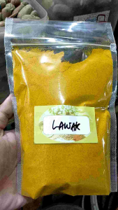 Bubuk Temulawak - kemasan standing pouch - 1/4 kg - original temulawak