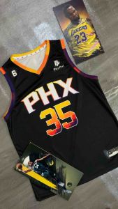 JERSEY PHOENIX SUNS PHX 35 KEVIN DURANT KD 2022 2023 HITAM BLACK SWINGMAN