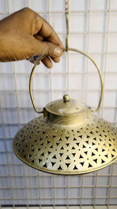 Iron Tealight / INCENSE BURNER / sambrani Holder for Home Decor - Figurine - Home Decorative Items/Home Decor Items for Living Room/Pooja Room Decoration Item - Gift Items/Diwali Gift Items (Golden)