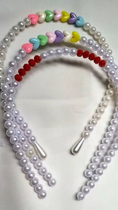 Hijabnur1 - Bando Mutiara Korea Headband - Aksesoris Rambut wanita  Handmade A85