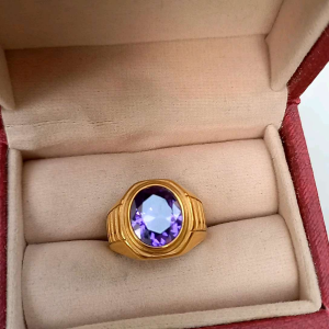 Cincin Batu Kecubung Size Kantoran