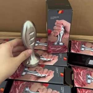 Dụng cụ đập mềm thịt cầm tay inox 304 nguyên khối nặng chắc tay cao cấp