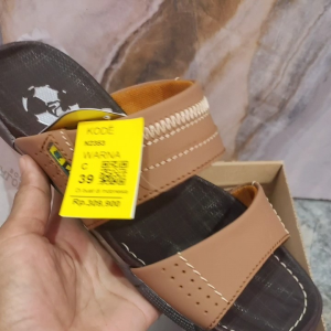 SANDAL PRIA PAKALOLO N2353 Leather Sendal Kulit terlaris