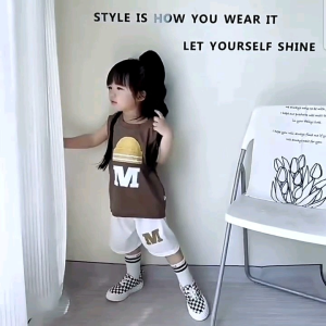 LightShine Childrens Summer Vest Set Baby Boy Baby Girl Sleeveless Shirts Shorts Two Piece Set Packing