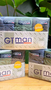 1 Box Isi 3 Pcs Celana Dalam Cd Pria Cowok Dewasa Gtman gt-man type GMY Size M L XL Murah Termurah