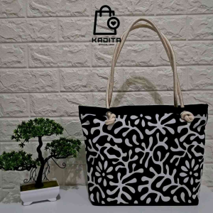 Kadita - Promo Beli 1 Gratis 1 Bundling Tote Bag Motif Batik Alina Tali Sumbu Buy 1 Get 1 Kekinian Terbaru Estetik
