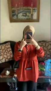 Blouse Wanita Cringkle Airflow Premium | Kemeja Cringkle Wanita Terbaru