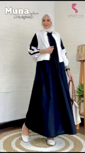 SETELAN WANITA OUTER JAKET DAN ROK CARGO TWO COLOUR PREMIUM / MUNA SET BY SHOFIYA