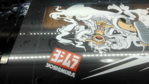 Stiker Striping Transparan UV Variasi Yamaha Mx King Motif Viral