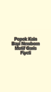 Popok Kain DKNIT Bayi Newborn Motif Garis-garis - FIYELI Bikin Hemat Kantong