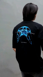 kaos oversize pria ftte huntercutz blue