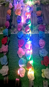 Bando Flower Crown LED Bando Lingkar Kepala bando bunga