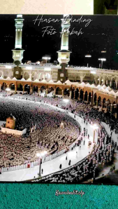 Dekorasi Ruang Tamu Dengan Foto Kabah & Masjidil Haram