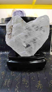 Natural High Grade Brazil Gypsum Selenite Crystal Ornament SLG28 #Selenite