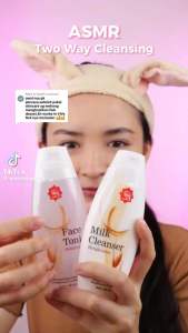 VIVA Milk Cleanser dan Face Tonic 100mL Air Mawar (susu pembersih toner penyegar) Dyshop22