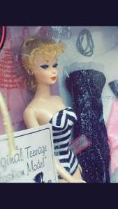 Búp bê barbie tóc đuôi ngựa silkstone 1959 kỷ niệm 50 năm fullbox